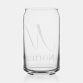 Ensemble de verre à boire Lettre N (Verso)