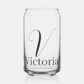 Ensemble de verre à boire Lettre V (Recto)