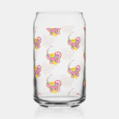 Ensemble de verre à boire Papillon coloré mignon (Verso)