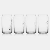 Ensemble de verre à occasion spéciale à thème de v (Droite)