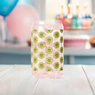 Ensemble de verre Cute Yellow Lemons