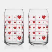 Ensemble de verre en forme de canette pour la Sain (Recto)