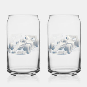 Ensemble de verre imprimé Cloud racer f1