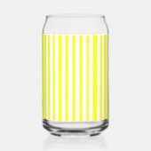 Ensemble de verre jaune et blanc rayé (Recto)