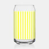 Ensemble de verre jaune et blanc rayé (Verso)