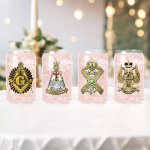 Ensemble de verre Masons Scottishrite
