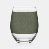 Ensemble de verre moderne Moss Green - Personnalis (Verso)