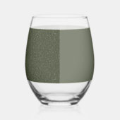 Ensemble de verre moderne Moss Green - Personnalis (Droite)