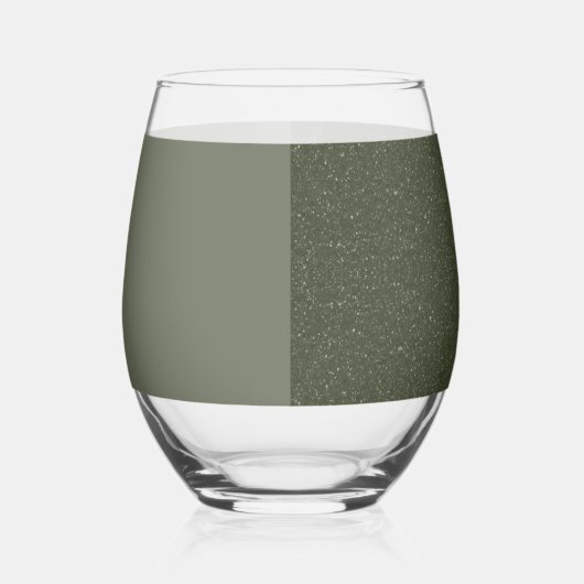 Ensemble de verre moderne Moss Green - Personnalis (Gauche)
