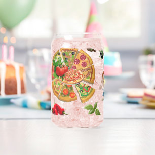Ensemble de verre Pizza Time