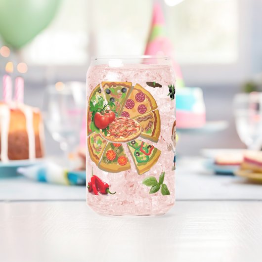Ensemble de verre Pizza Time (Insitu (Anniversaire))