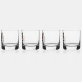 Ensemble de verre Whiskey pour le design de soldat (Gauche)