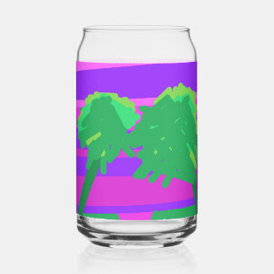 Ensemble de verrerie Mt. Sunset rose vert violet