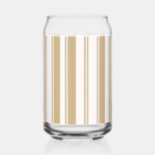 Ensemble de verrerie Rayure beige et blanc Verre à (Verso)