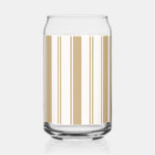 Ensemble de verrerie Rayure beige et blanc Verre à (Gauche)