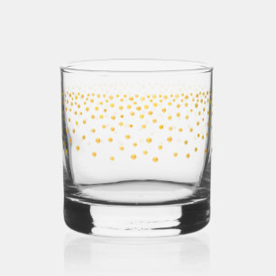 Ensemble de verres à boire Confetti au look métall