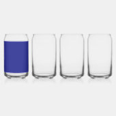 Ensemble de verres à canette bleus | Moderne et mi (Gauche)