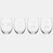 Ensemble de verres à vin – Édition Marié et Garçon (Dos)