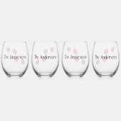Ensemble de verres à vin Ladybugs Design (Dos)