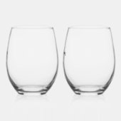 Ensemble de verres à vin sans pied modernes pour m (Gauche)