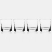 Ensemble de verres à whisky personnalisés (Gauche)