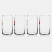 Ensemble de Verres Fille Roux Mignonne (Gauche)