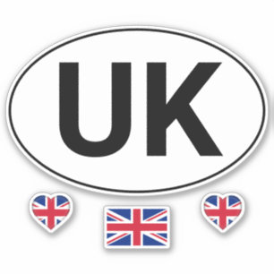 Ensemble de voyage pour autocollants britanniques 