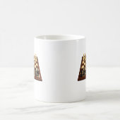 Ensemble d'échecs 3D Tasse à café – Conception élé (Centre)