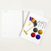 Ensemble d'équipement de croquet Maillet Boules Ar (Devant avec enveloppe)