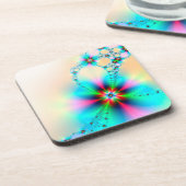 Ensemble dessous de verre Avec Design Floral Élevé (Côté gauche)