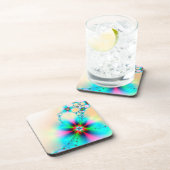 Ensemble dessous de verre Avec Design Floral Élevé (Côté Droit)