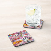 Ensemble dessous de verre d'art (Côté Droit)