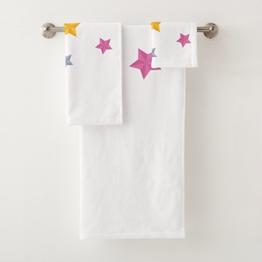 Ensemble d'étoiles colorées (En situation)