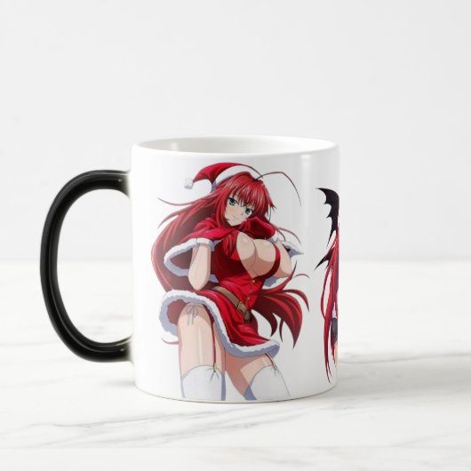 Ensemble d'hiver de la diva Santa Anime - Tasse (Gauche)