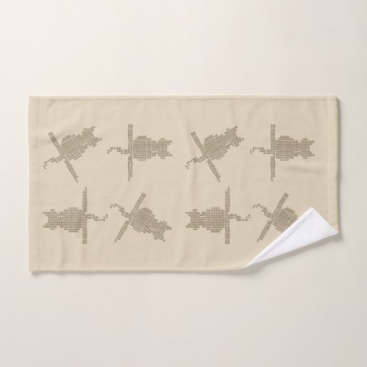 Ensemble drôle mignon de serviette de Bath de (Serviette à main)