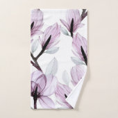 Ensemble élégant de serviettes de bain avec un mot (Serviette à main)