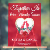 Ensemble est notre saison préférée | Mariage autom (Neutre)