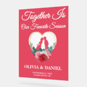 Ensemble est notre saison préférée | Mariage autom (Angle)