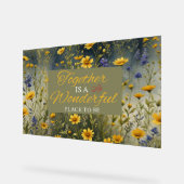 Ensemble Est Un Endroit Merveilleux Pour Être Acry (Angle)