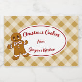 Ensemble Étiquette de pain d'épices et de boissons (Étiquettes simples)