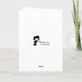 Ensemble fabuleux de cartes de "Merci" qui (Dos)