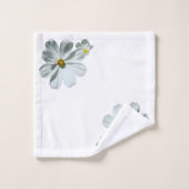 Ensemble floral de serviette de Bath de fleurs de (Gant de toilette)