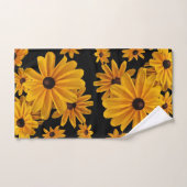 Ensemble floral de serviette de fleurs de Susan (Serviette à main)