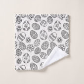 Ensemble floral élégant de serviette du motif | (Gant de toilette)