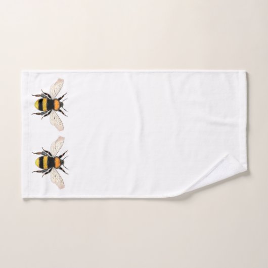 Ensemble frais de serviette d'abeille (Serviette à main)