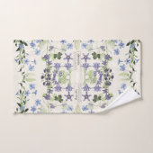 Ensemble français de serviette de Bath de fleurs (Serviette à main)