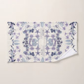 Ensemble français de serviette de Bath de fleurs (Serviette à main)
