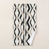 Ensemble géométrique abstrait de serviette de Bath (Serviette à main)