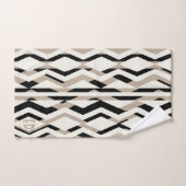 Ensemble géométrique abstrait de serviette de Bath (Serviette à main)