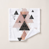 Ensemble géométrique de Bath de | (Gant de toilette)